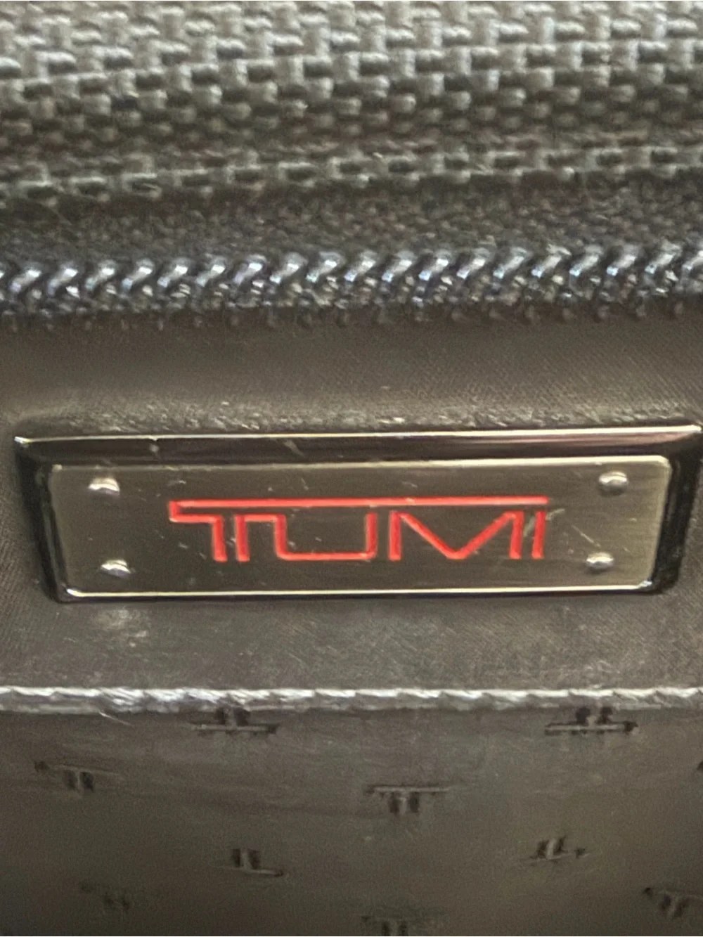 TUMI 26160D4 Black Ballistic Nylon Expandable Laptop Briefcase Business Bag